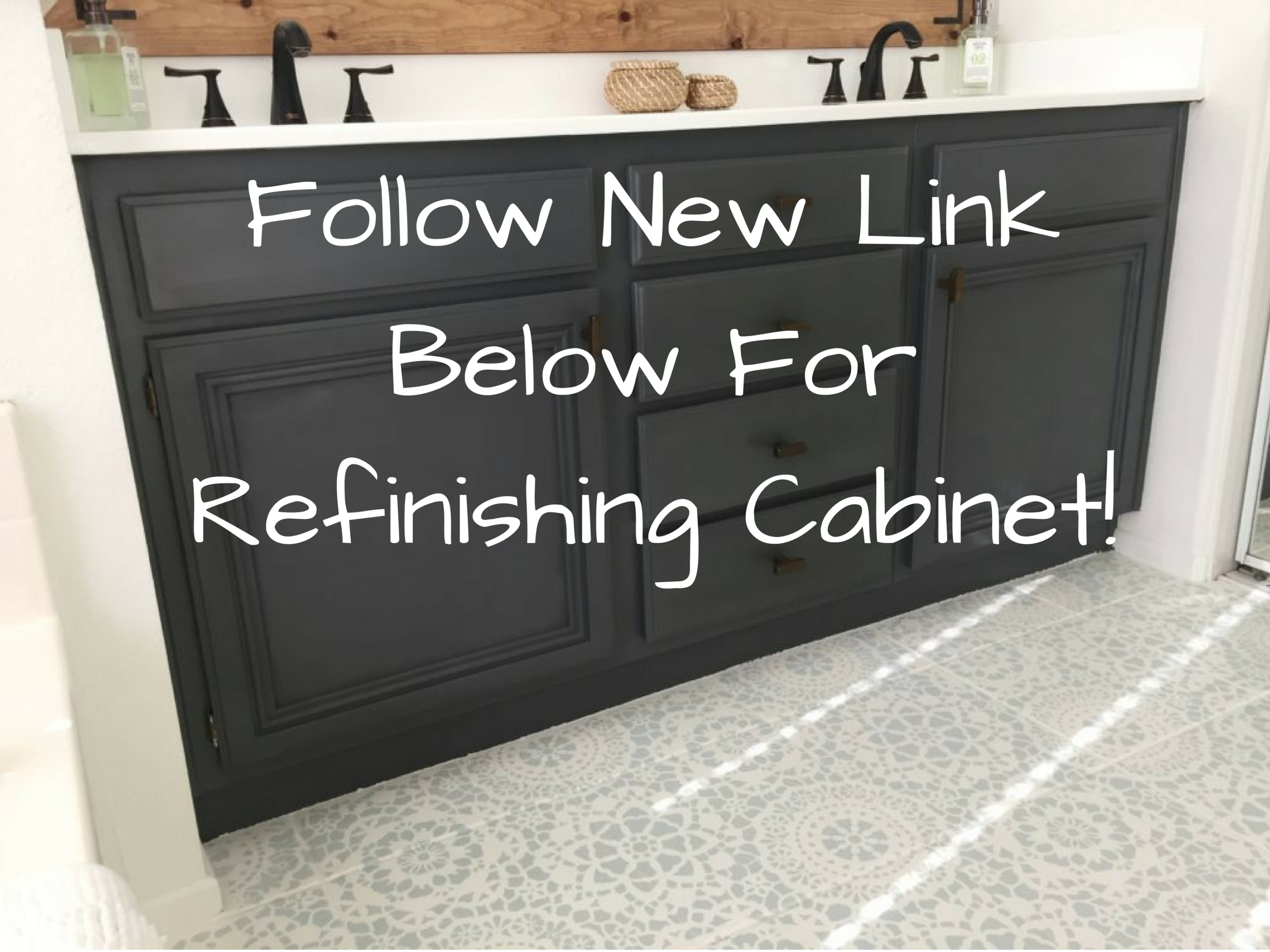 Refinishing Bathroom Cabinets Tutorial Domestic Blonde