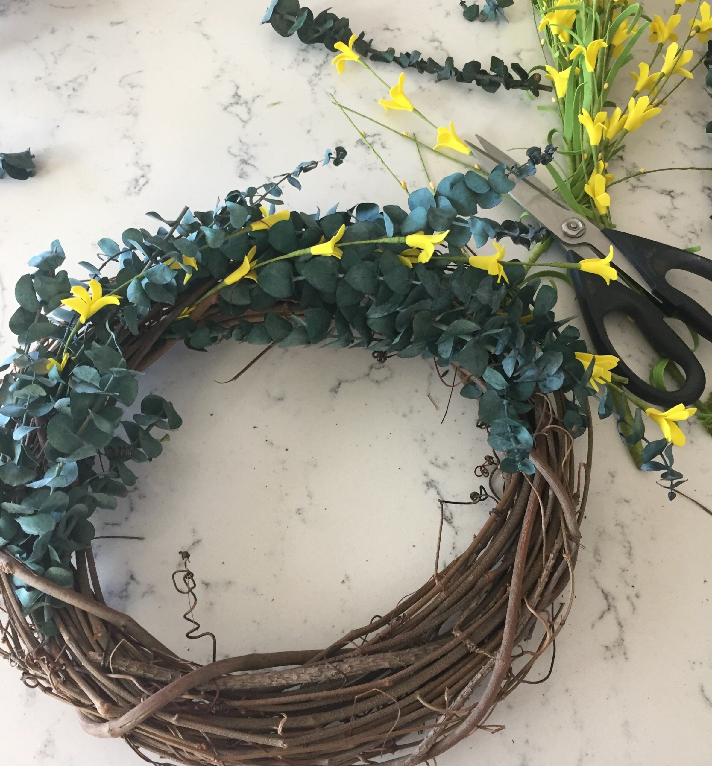 DIY Spring Wreath Tutorial