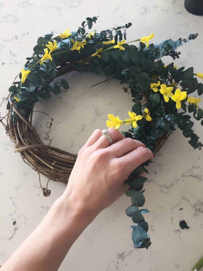 DIY Spring Wreath Tutorial