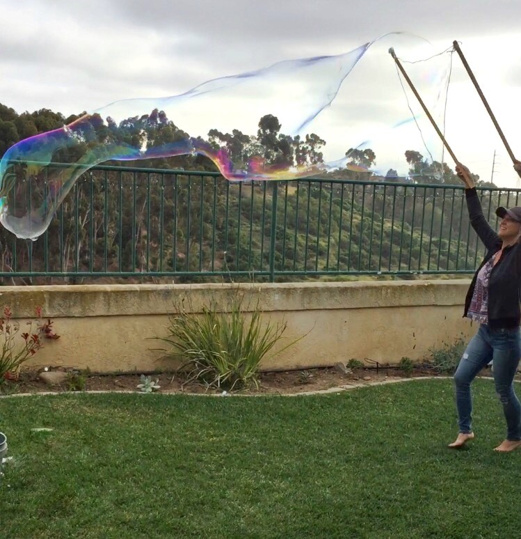 Make HUGE bubbles your kids will love