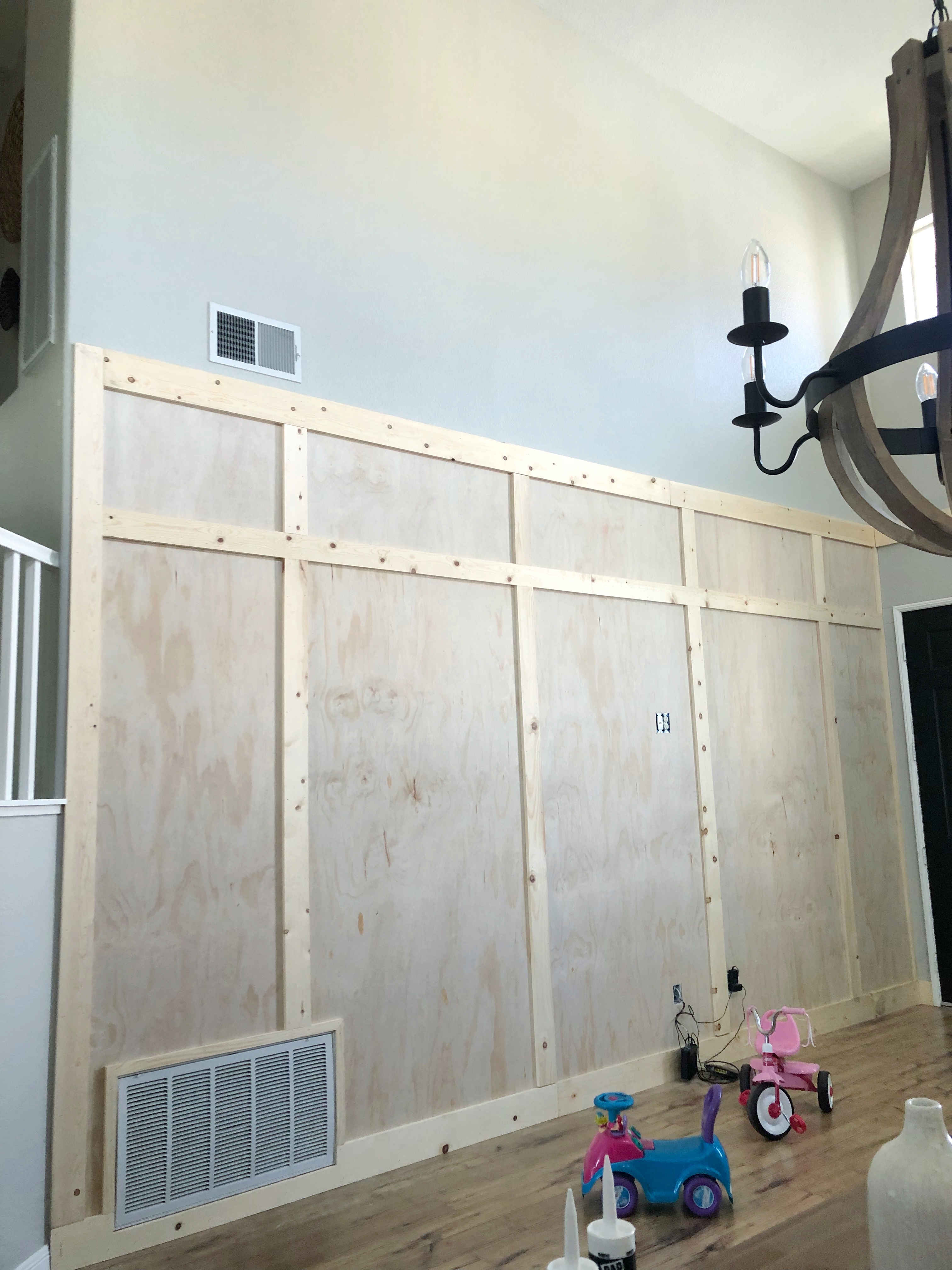 DIY Board and Batten Wall DIY and Home Decor Domestic Blonde