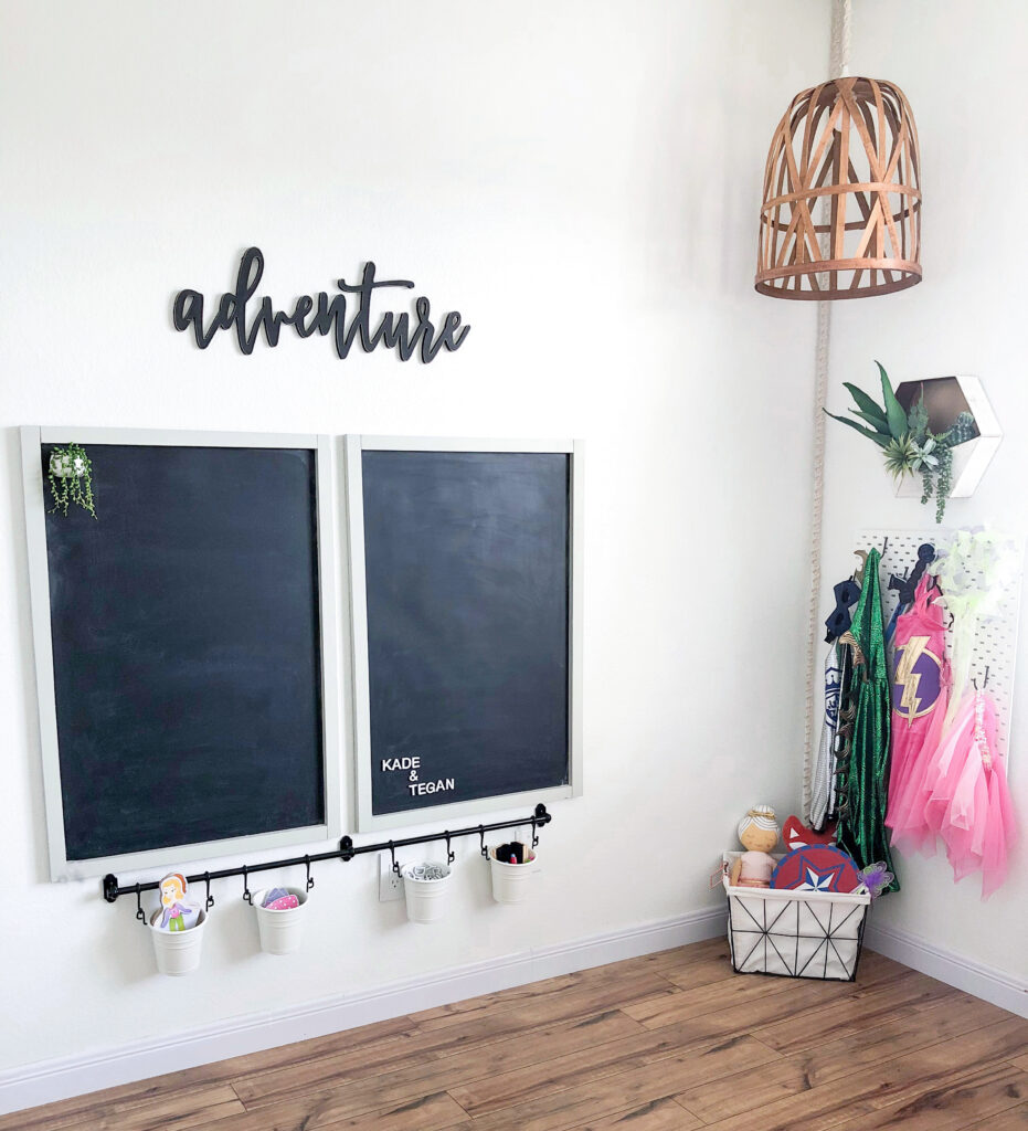 Fun playroom ideas featured by top US DIY and Home Decor blog, Domestic Blonde