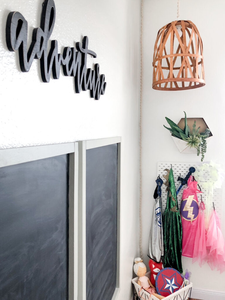 DIY Magnetic Chalkboard featured by top DIY blog, Domestic Blonde