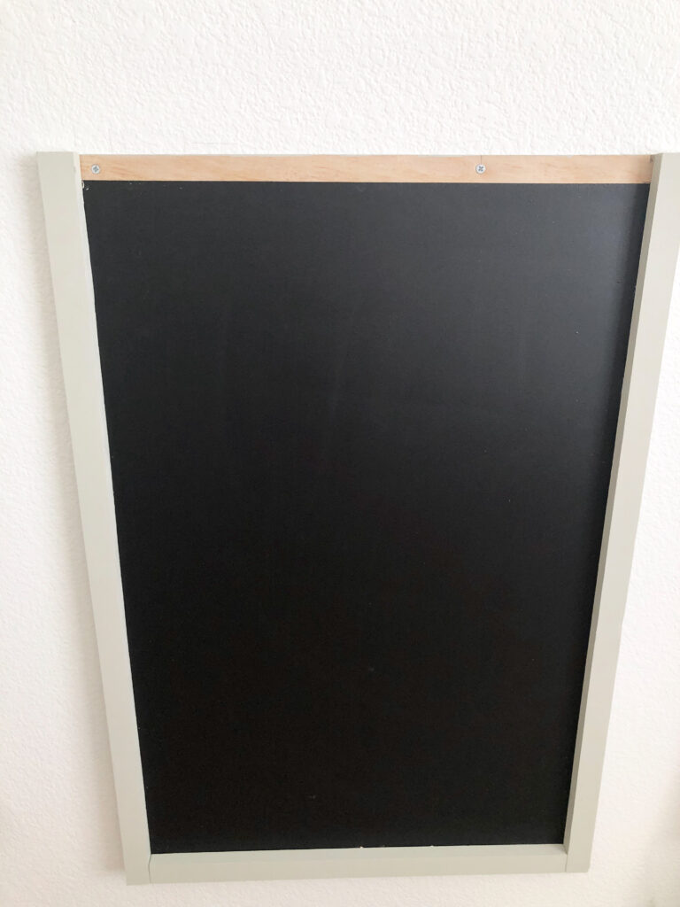 DIY Magnetic Chalkboard featured by top DIY blog, Domestic Blonde