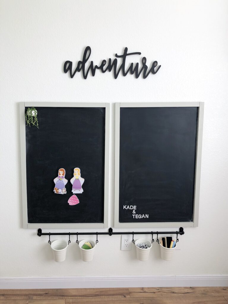 DIY Magnetic Chalkboard