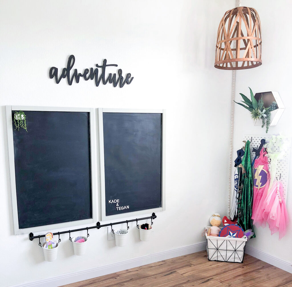 DIY Magnetic Chalkboard