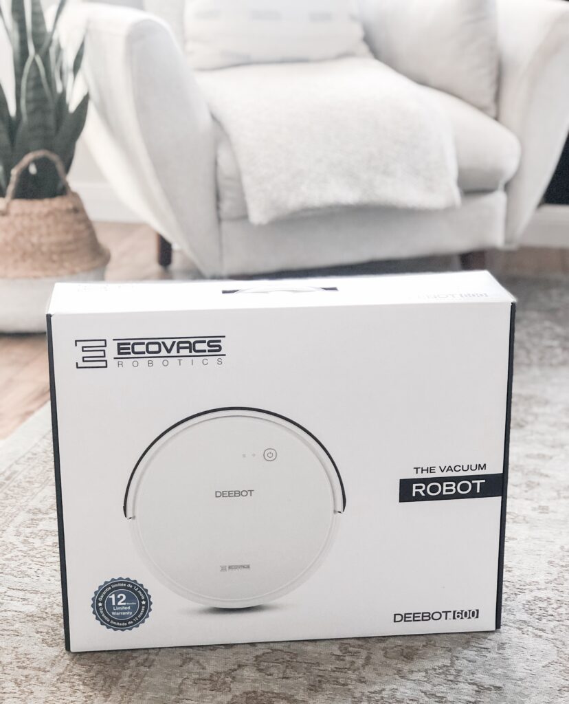 spring essentials for your home featured by top US lifestyle blog, Domestic Blonde: image of Ecovacs DEEBOT 600