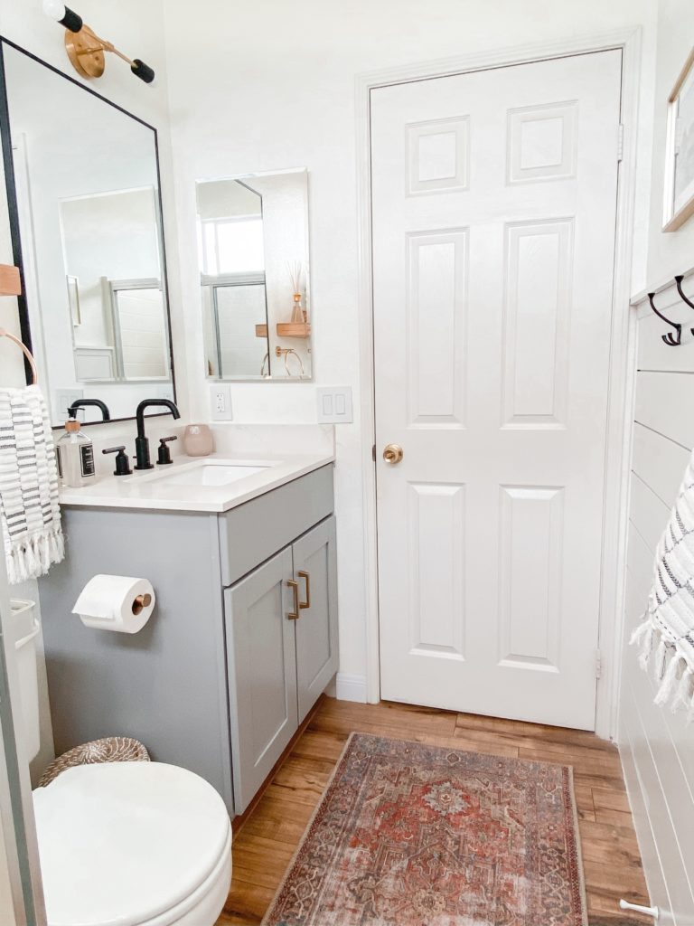 Small Bathroom Remodel Ideas Befor And After Domestic Blonde