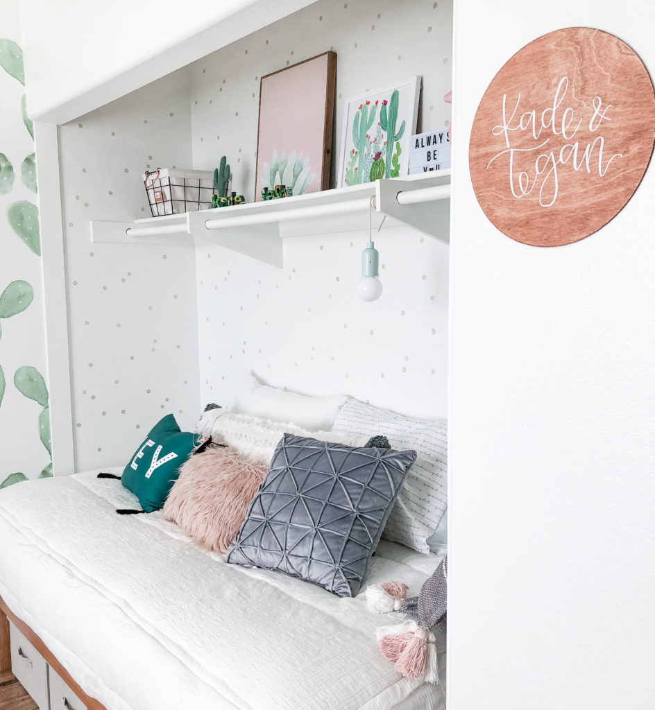 Top 5 Home Decor Stencils featured by top US home decor blogger, Domestic Blonde: Firefly Wall stencil