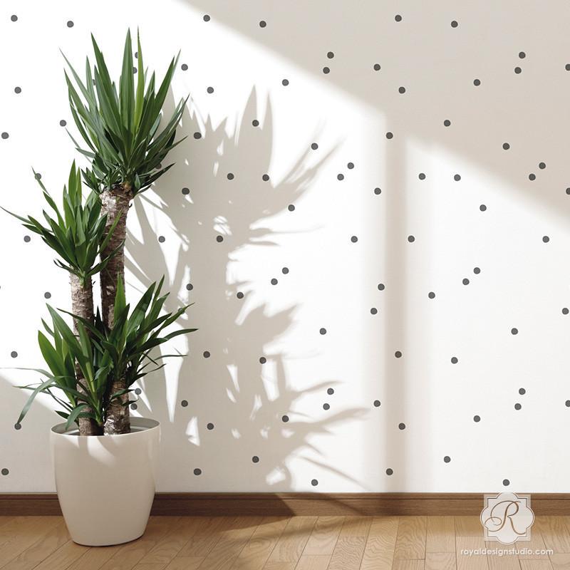 Top 5 Home Decor Stencils featured by top US home decor blogger, Domestic Blonde: Firefly Wall stencil