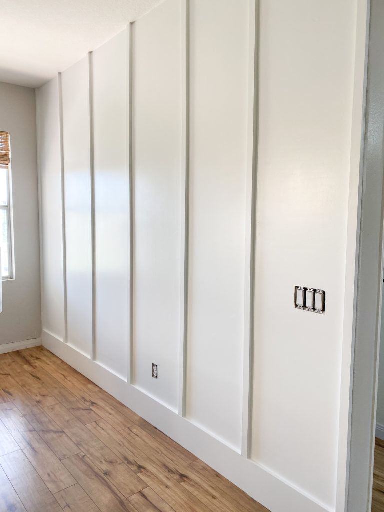 Board and Batten Wall | San Diego DIY | Domestic Blonde